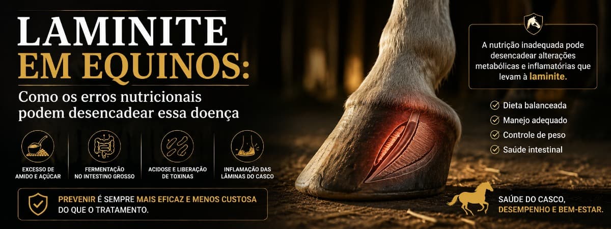 Laminite em Equinos: Como os erros nutricionais podem desencadear essa doença